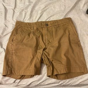 Bonobos Dark Khaki Brown Shorts M